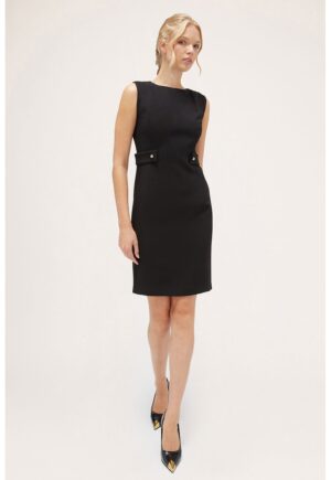 Rochie mini - fara maneci - Negru
