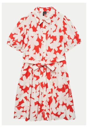 Camasa rochie dama  10303728 - Rosu - Rosu