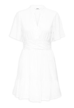 Rochie dama  15363615 - Bumbac - Alb - Alb