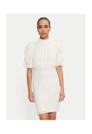 Rochie dama -  304732331 - Poliester - Bej - Bej