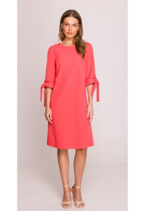 Rochie cu maneci legate -