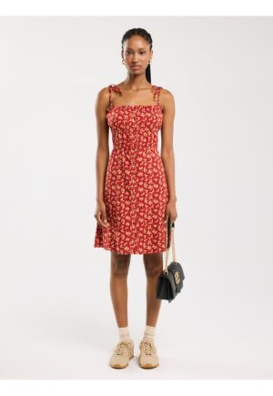 Rochie mini cu imprimeu floral Casie