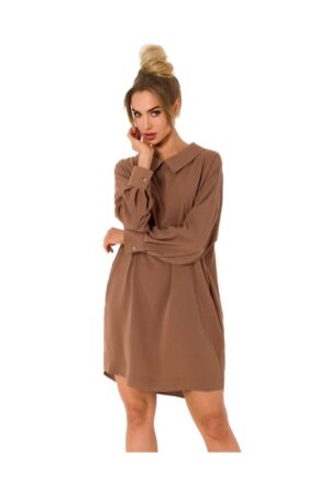 Rochie camasa cu lant - Maro