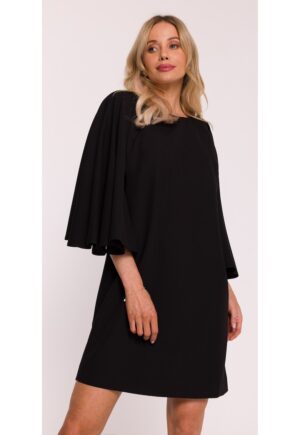 Rochie cu maneci liliac - pruna