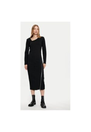 Rochie dama -  304176630 - Viscoza/Poliamida - Negru - Negru