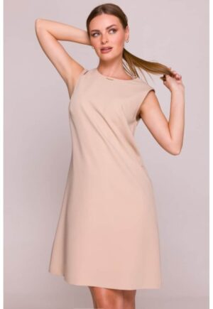Rochie midi simpla fara maneci -