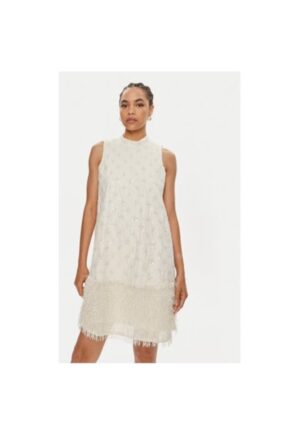 Rochie dama -  303956950 - Poliester/Poliamida - Bej - Bej