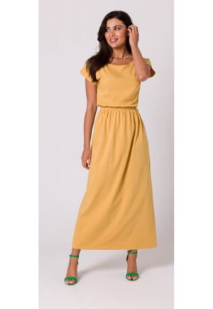 Rochie maxi cu elastic in talie -