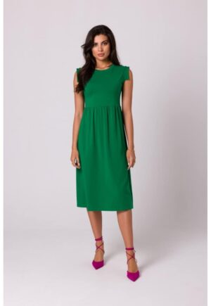 Rochie midi din bumbac -