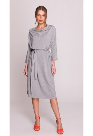 Rochie oversize din modal - - Gri