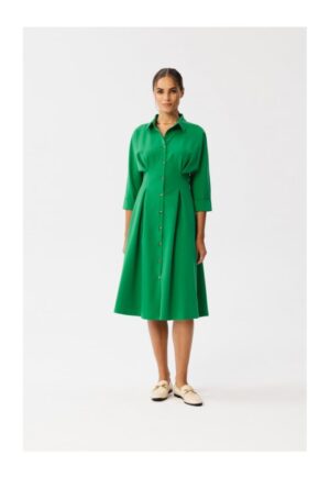 Rochie camasa dama -  Camedes - verde deschis -