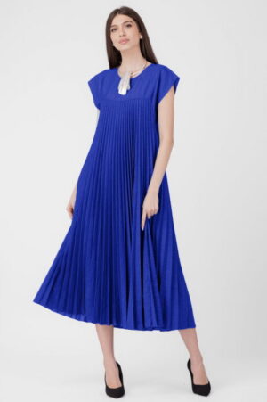 Rochie plisata  A-line lunga