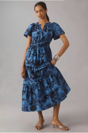 Rochie din poplin de bumbac