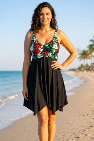 Rochie asimetrica de plaja ELARIS