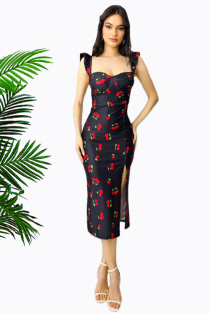 Rochie bodycon Ditsy