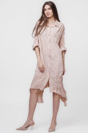 Rochie camasa creponata