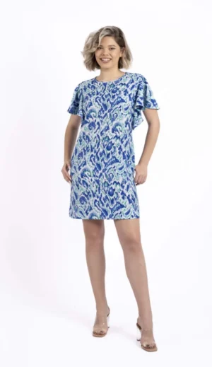 Rochie casual eleganta din vascoza