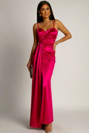 Rochie de seara satinata