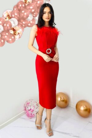 Rochie eleganta din bumbac