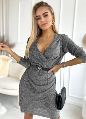 Rochie Luiza Gri