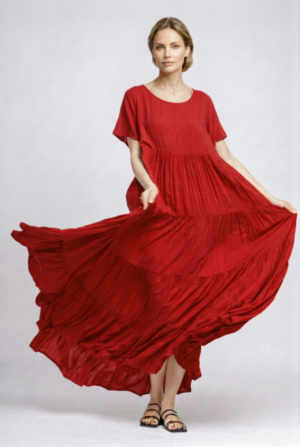 Rochie lunga rosie