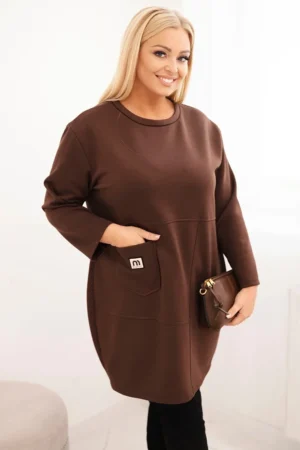 Rochie maro marime mare cu croia...