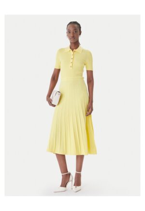 Rochie -  galben - 65% viscoza - 18% nailon