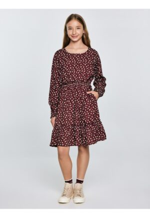 Rochie cu model floral Namisa 604