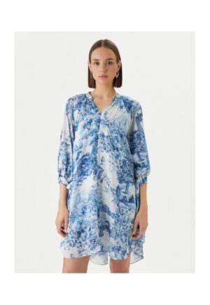 Rochie de vara dama  50454550 - Matase - 34 EU - Albastru