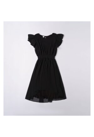 Rochie din voal cu trena pentru fete -  4.6554 - Negru