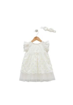 Rochita Fetite -  cu Crizanteme - JIK8152 - Crem