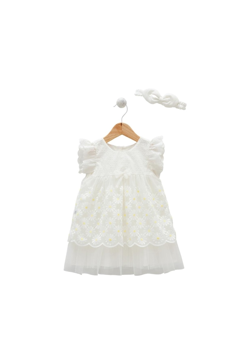 Rochita Fetite - cu Crizanteme - JIK8152 - Crem