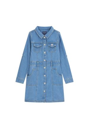 Rochie din denim  pentru fete - Albastru