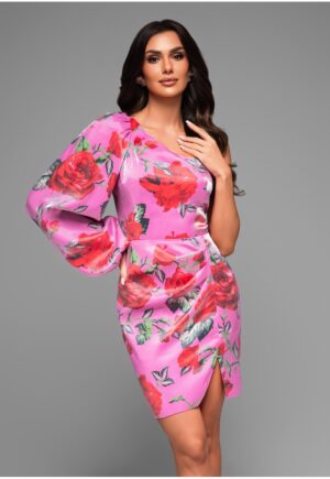 Rochie Midi  LA-OM-DLR061 - Roz