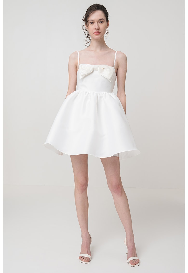 Rochie mini uni - Alb