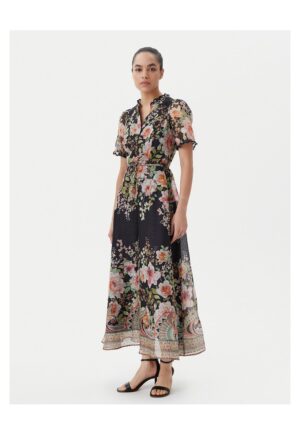 Rochie de vara -  negru - colorat