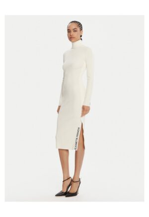 Rochie dama  tricotata - ecru