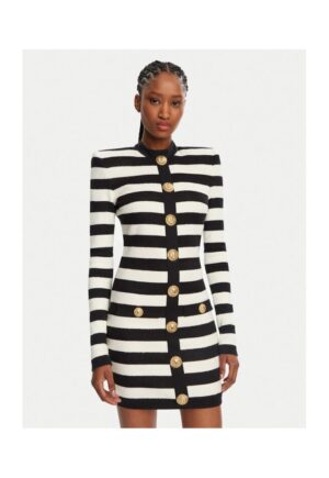 Rochie Dama -  305313843 - Acril - Bumbac - Negru - Negru