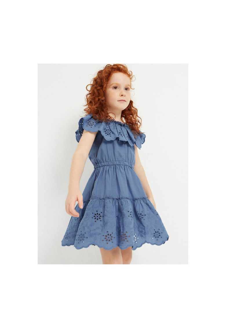 Rochie fete - 302078813 - Bumbac - Ecru - Ecru