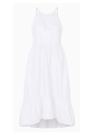 Rochie valoroasa cu croiala lejer din bumbac