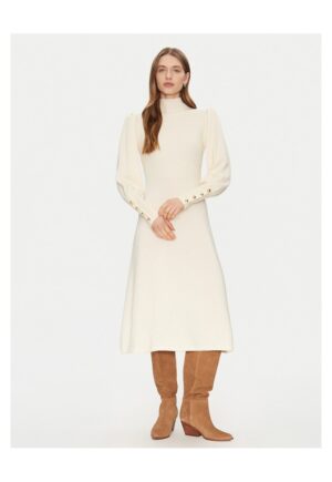 Rochie tricotata de dama  ecru