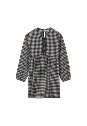 Rochie casual -  Alb/Negru - Pentru fete