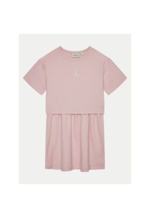 Rochie casual fete -  Roz