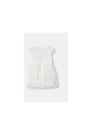 Rochie fete -  304013546 - Poliester/Bumbac - Bej - Bej