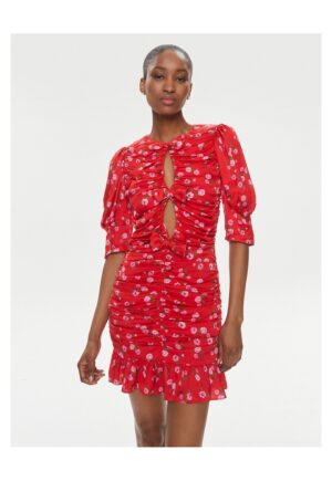 Rochie de cocktail dama  rosu -