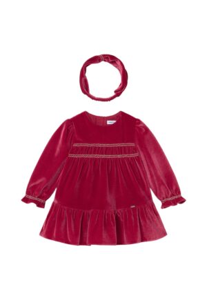 Rochie fete -  bordeaux - 95% poliester - 5% elastan -