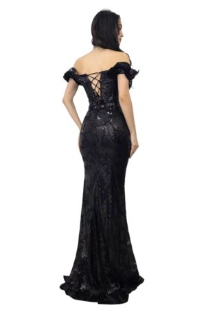 croială sirenă cu linie couture si paiete