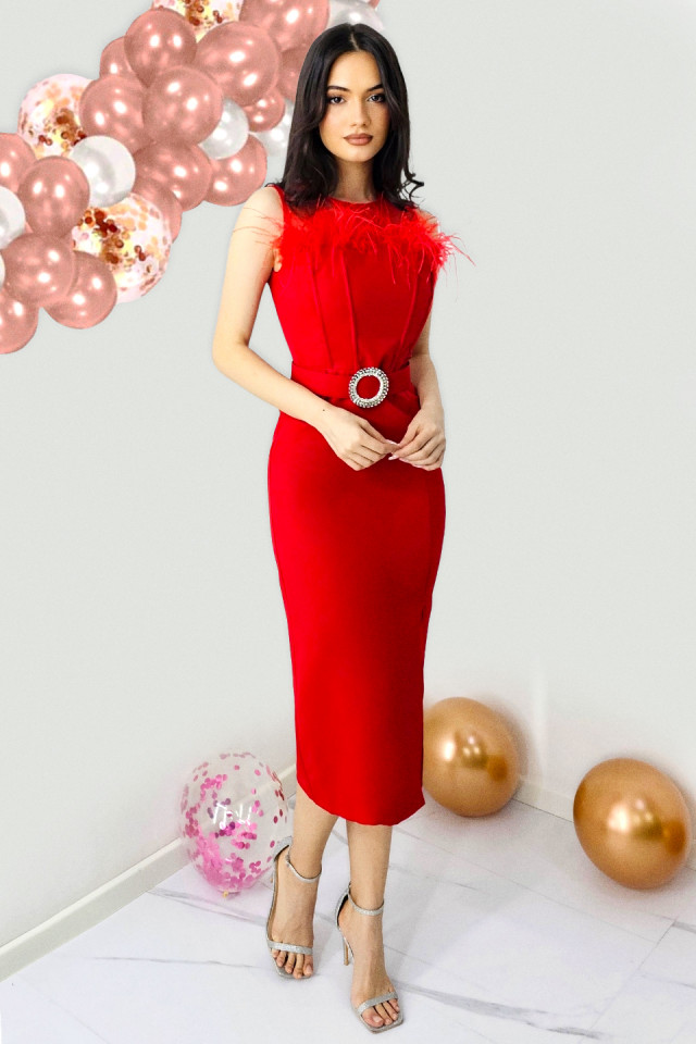 Rochie eleganta din bumbac