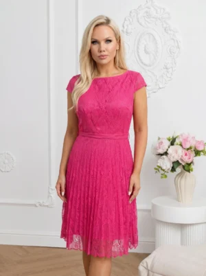 Rochie eleganta din dantela cu p...