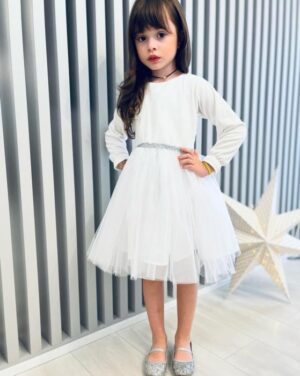 Rochie Alba ca Zapada